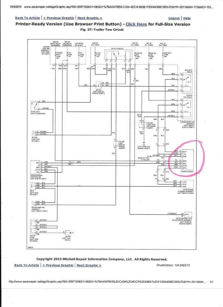 Wiring diagram for trailer hookup in 2012 SR5 ? - Toyota 4Runner Forum